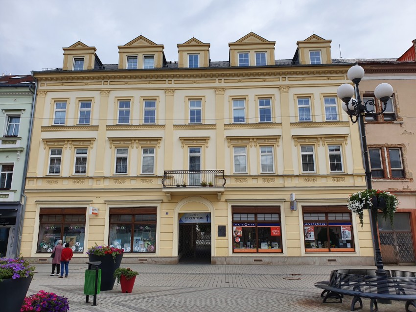 Das ehemalige Gasthaus Steiniger am Alten Platz in Falkenau