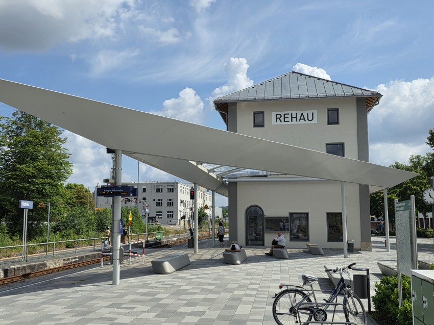Bahnhof von Rehau