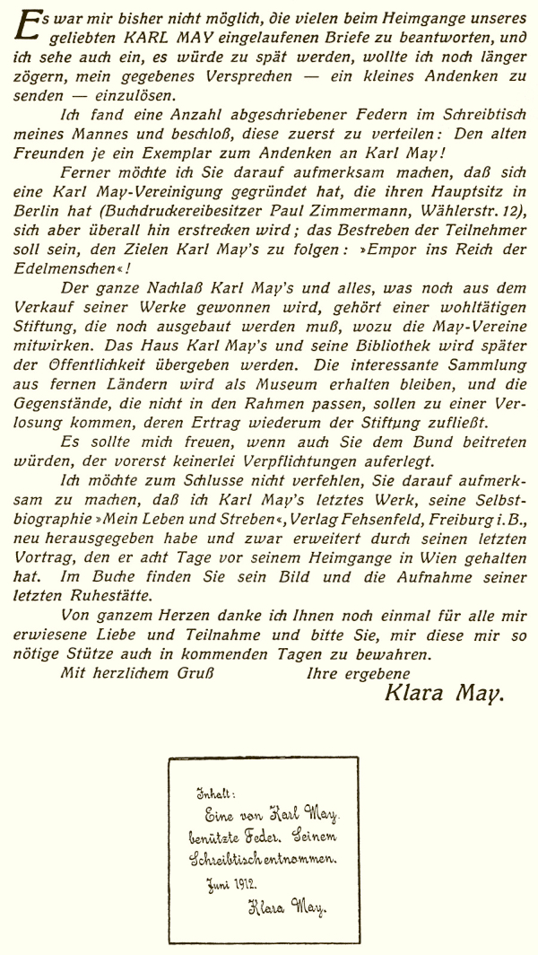 Karla May – Karl-May-Vereinigung