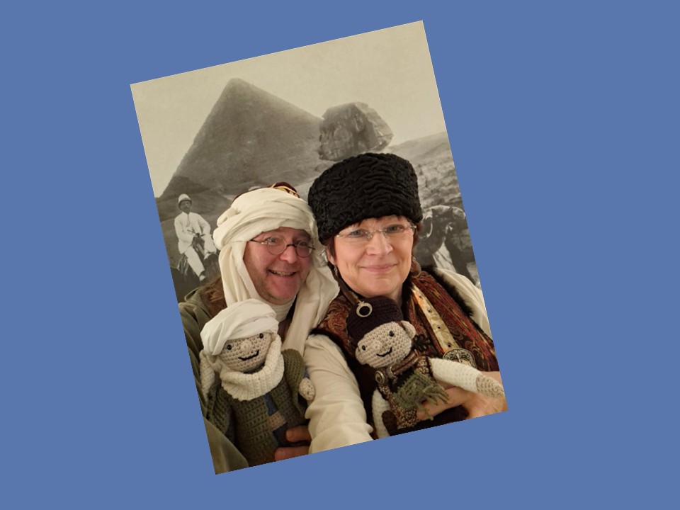 Kara ben Nemsi (Roland Wichmann) und Dschafar Mirza (Gabriele Ziethen)