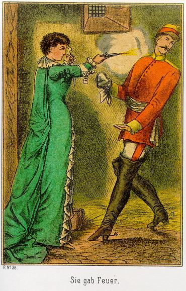 Waldrschen Illustration